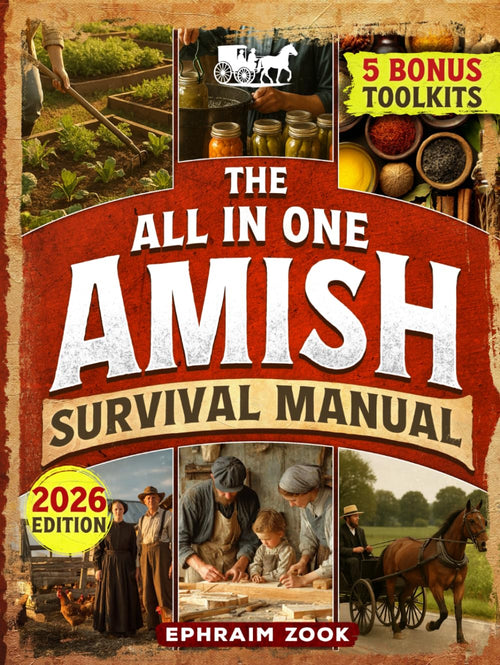 The All In One Amish Survival Manual: Break Free From Modern Society & Become 100% Self-Sufficient With DIY Projects, Homesteading, Canning, Off-Grid Living, Survival Skills & Herbal Home Remedies