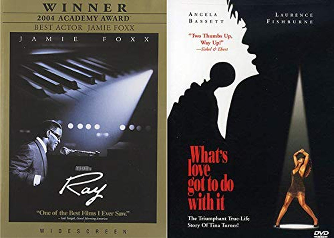 True Life Stories Of Musical Genius:What's Love Got To Do With It? (Tina Turner Story) + Ray (Ray Charles Story) 2 DVD Bundle Music For The Ages!