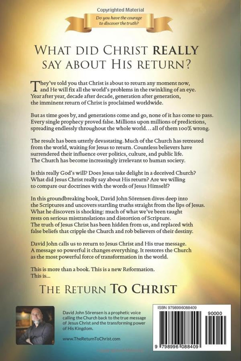 What nobody told You About The Return Of Christ