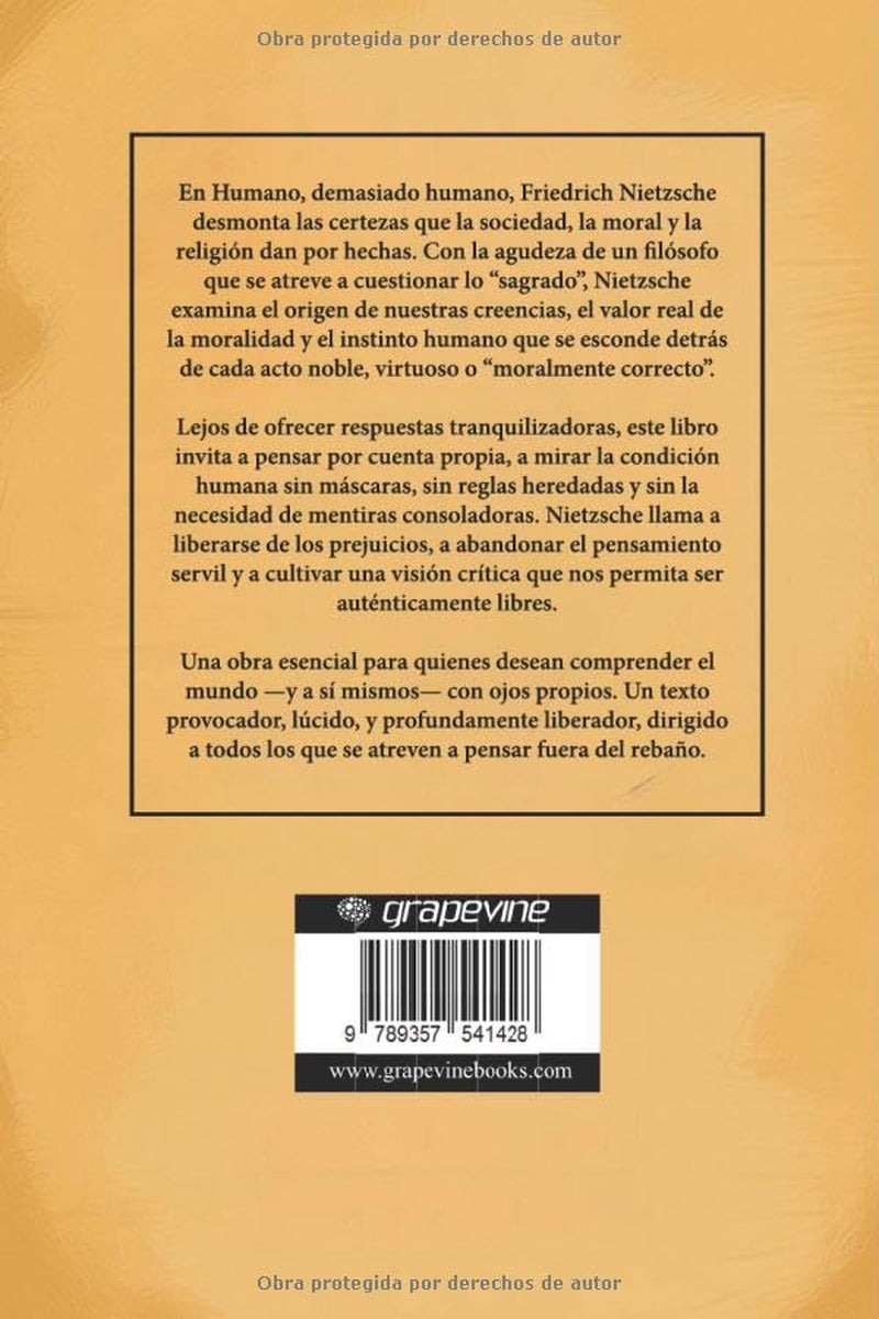 Humano, demasiado humano: Un libro para pensadores libres (Spanish Edition)
