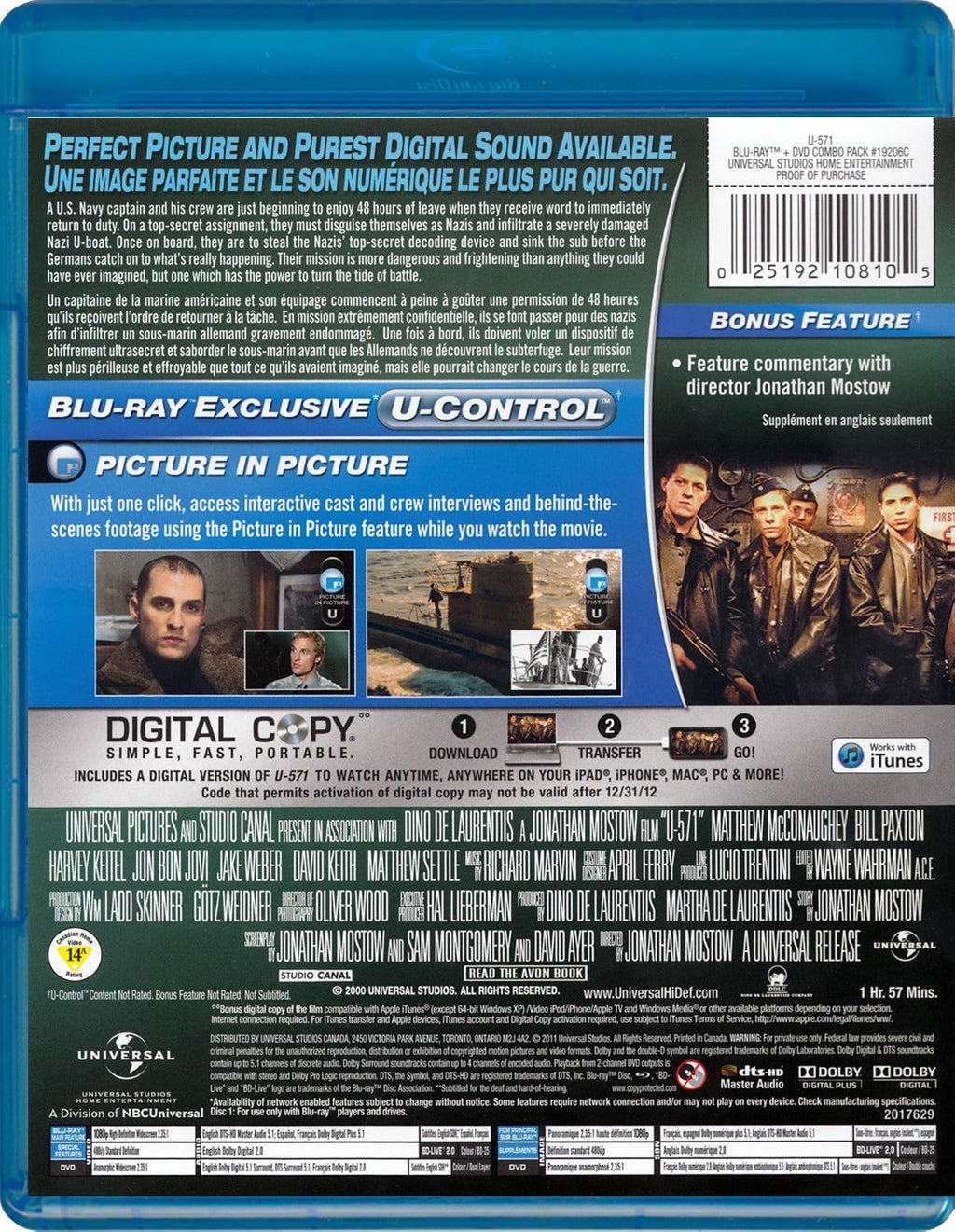 U-571 [Blu-ray]