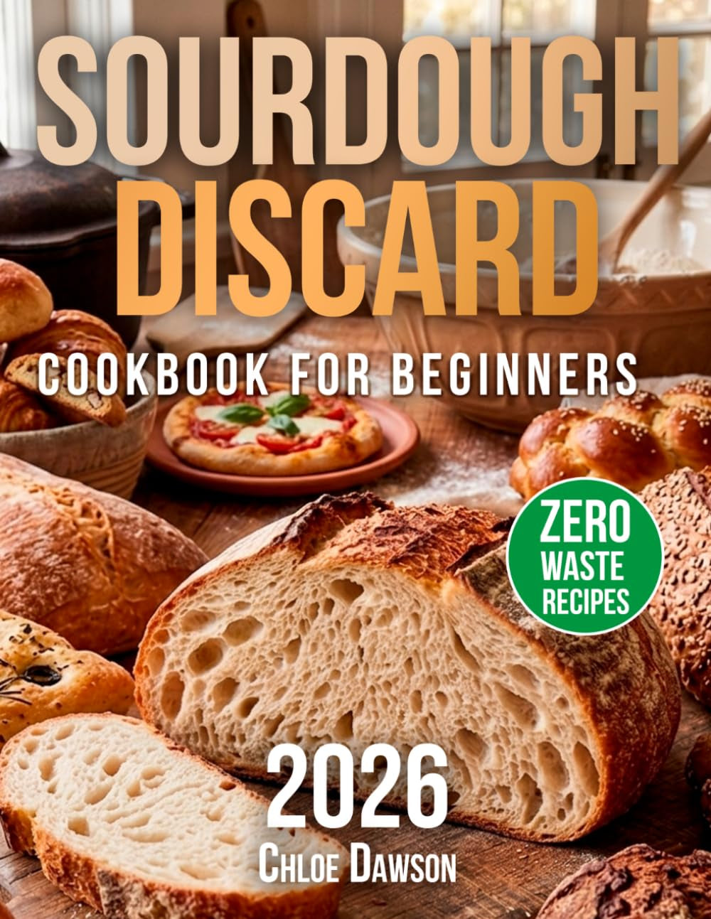Sourdough Discard Cookbook for Beginners: Easy Recipes to Turn Scraps into Delicious Meals | Foolproof, Family-Approved Cooking with Zero Waste & Real-Life Simplicity