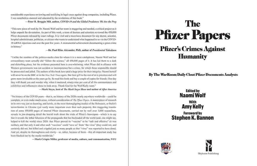Pfizer Papers: Pfizer's Crimes Against Humanity