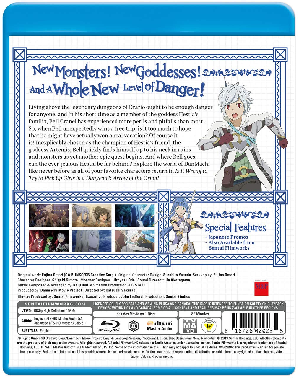 Is It Wrong To Pick Up Girls In A Dungeon? Arrow Of the Orion