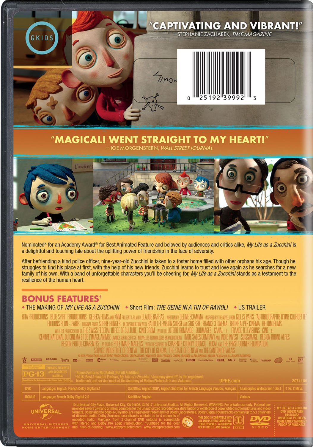My Life as a Zucchini [DVD]