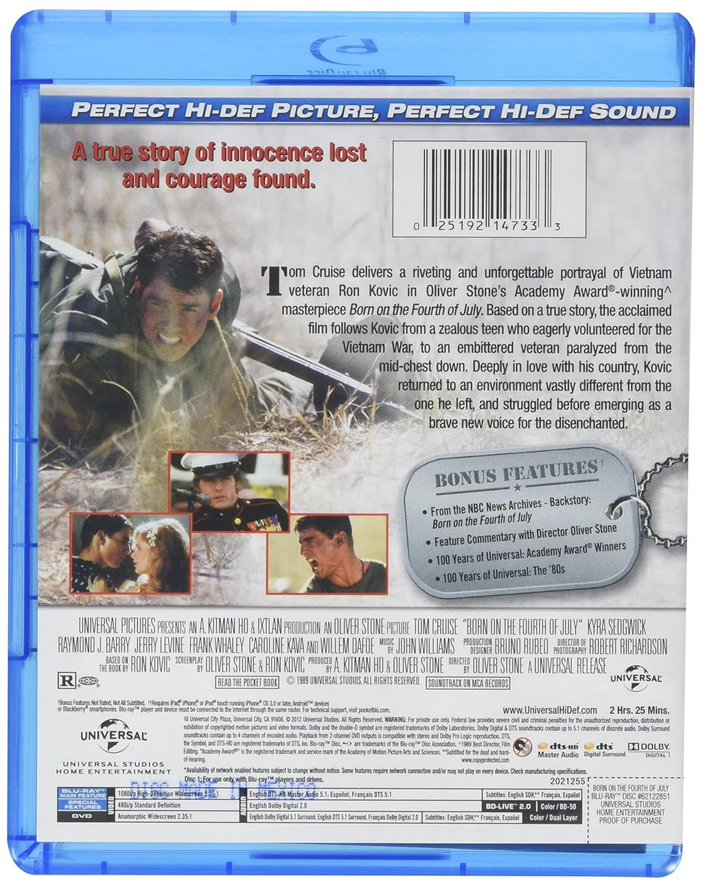 Born on the Fourth of July [Blu-ray]