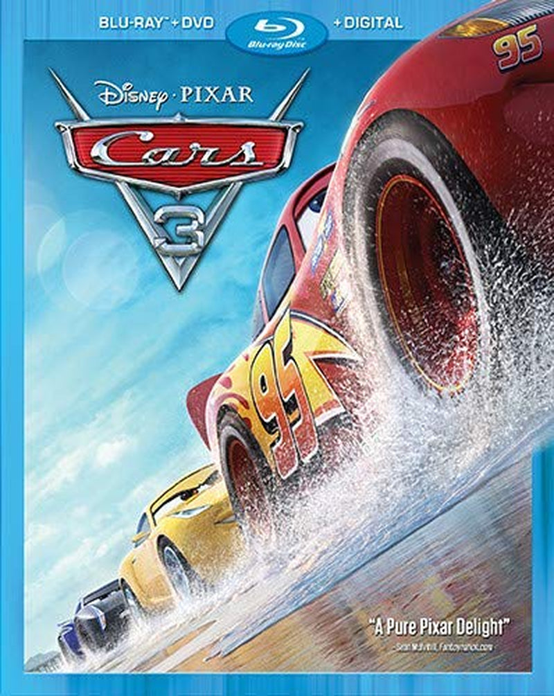 Cars 3 Blu Ray DVD Digital Combo W/Bonus Disc