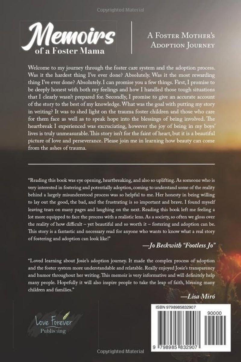 Memoirs of a Foster Mama: A Foster Mother's Adoption Journey