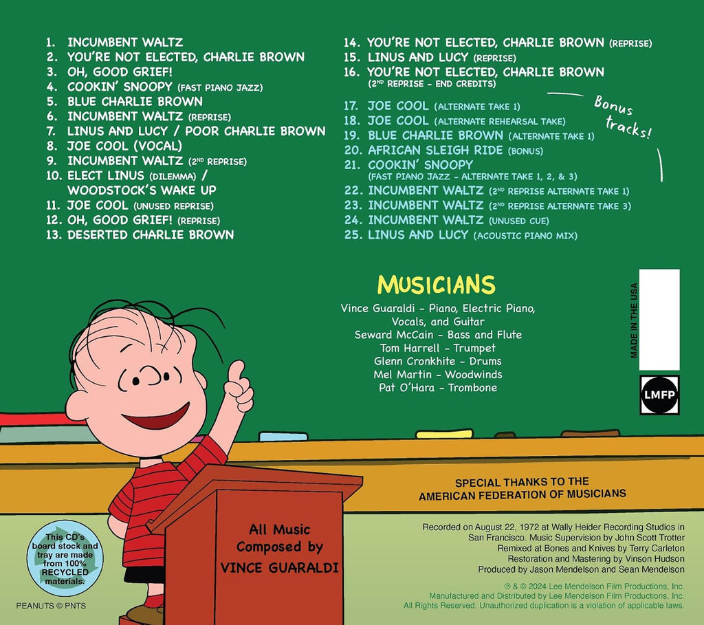 You're Not Elected, Charlie Brown