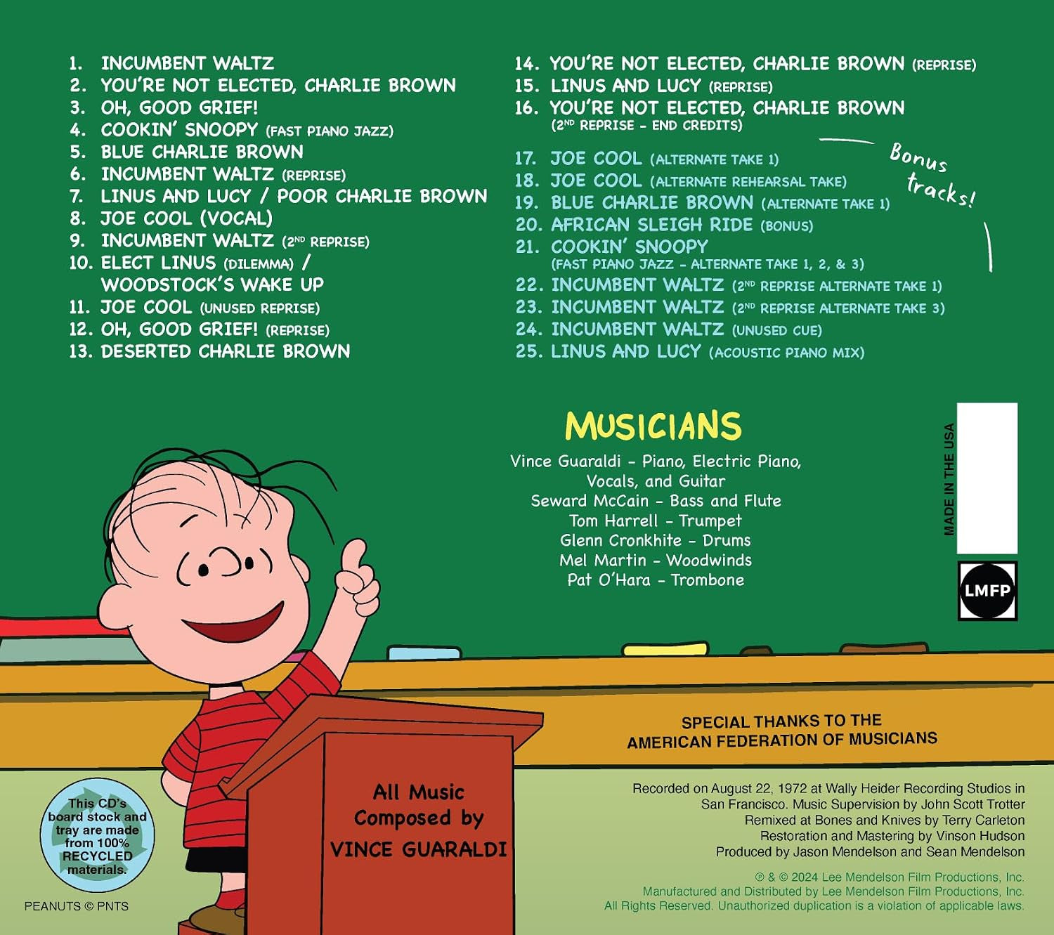 You're Not Elected, Charlie Brown