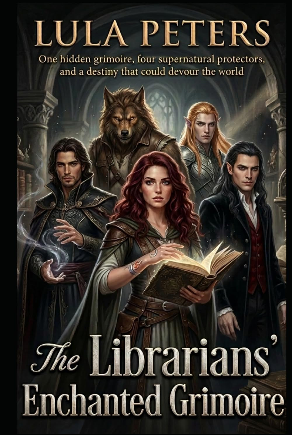The Librarians' Enchanted Grimoire: One hidden grimoire, four supernatural protectors, and a destiny that could devour the world (Shadow Market series)