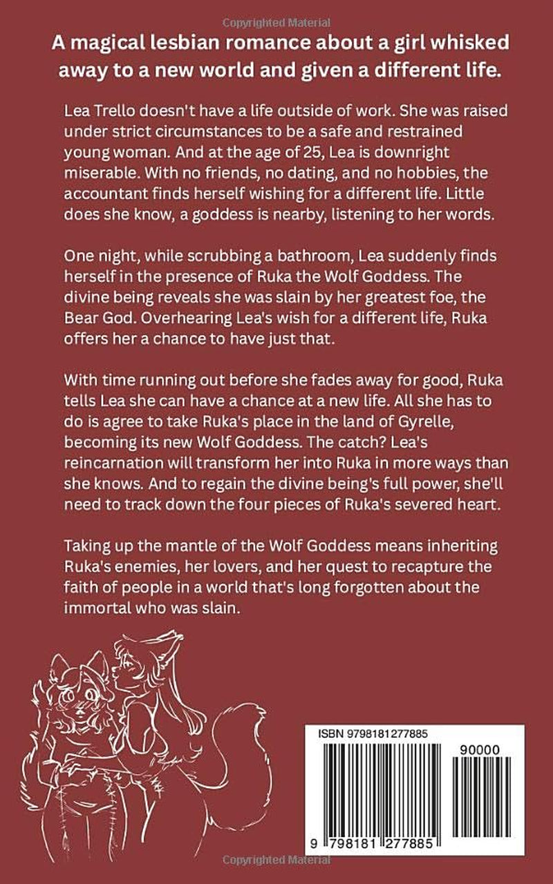 Heart of the Wolf Goddess: An Isekai Lesbian Romance in Another World (Howling Heart Series)