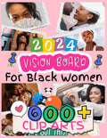 Vision Board Clip Art Book For Black Women: Vision Board Supplies for Black Women with 600+ Pictures, Quotes, Motivation Vision Board Magazines Vision Board Kit to Manifest your Dream