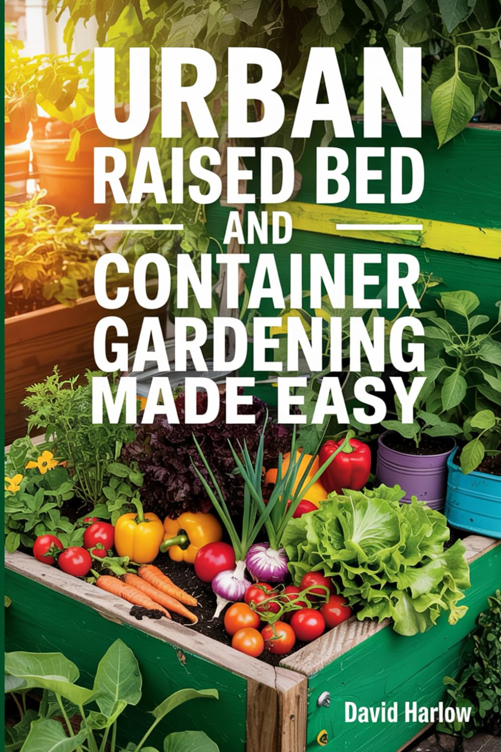Urban Raised Bed and Container Gardening Made Easy: A 7 Day Step-By-Step Guide to Organically Starting Your Vegetable, Herb, and Cut Flower Garden to Maximize Space and Increase Productivity
