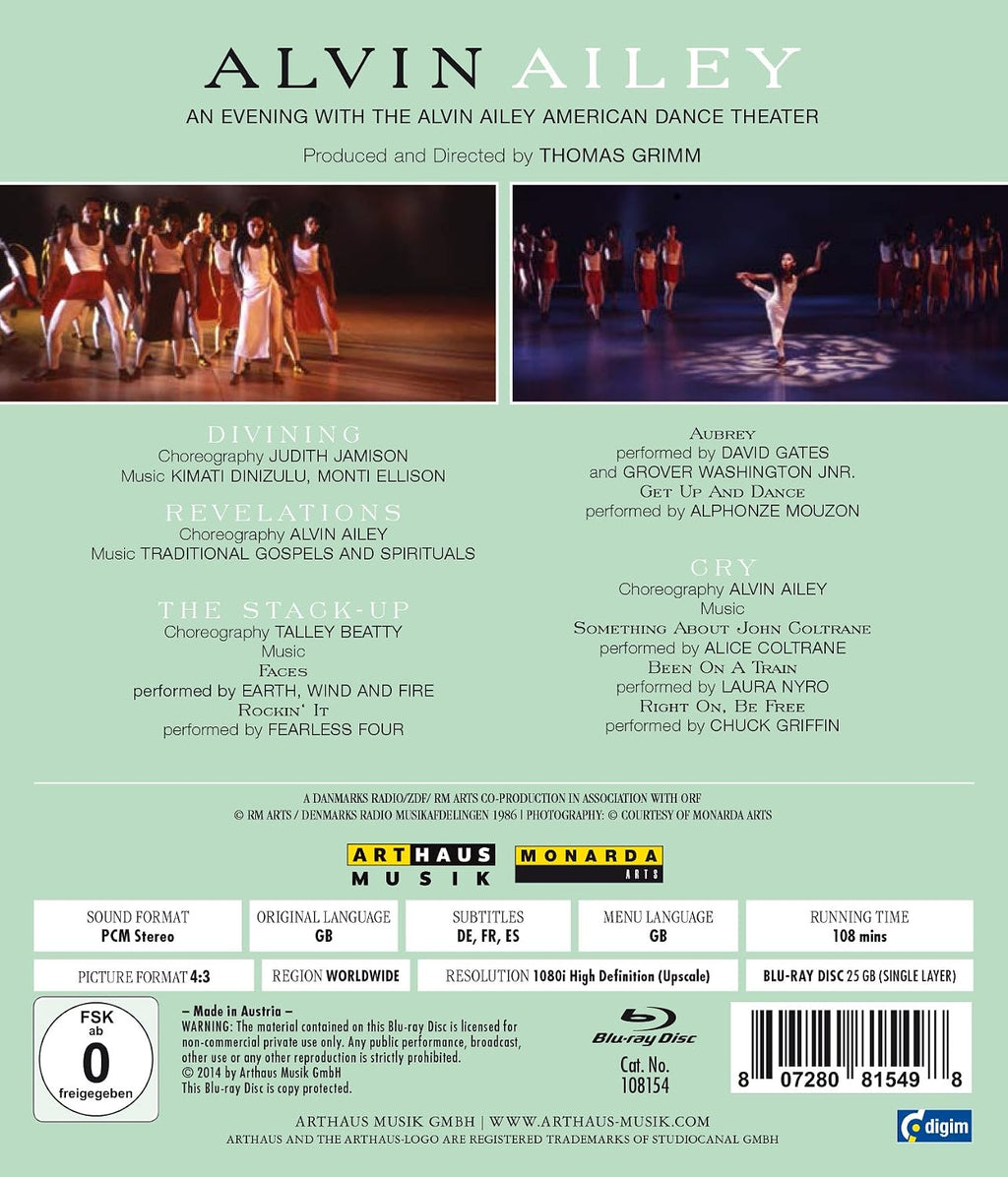 Alvin Ailey: An Evening with the Alvin Ailey American Dance Theater