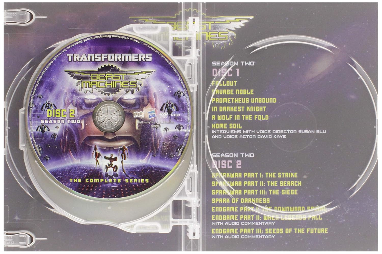 TRANSFORMERS BEAST MACHINES CS DVD