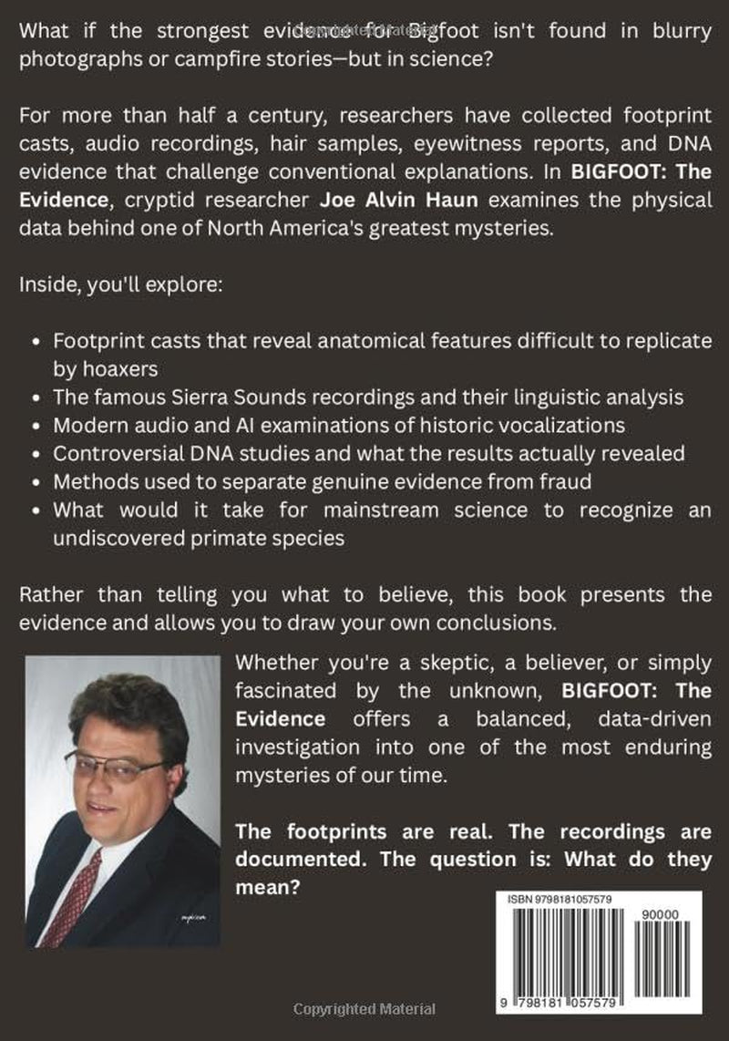 BIGFOOT The Evidence: North America's Most Controversial Creature: The Science of Footprints, Audio Recordings, and DNA That Defy Explanation in North American Forests (Bigfoot Revealing the Secrets)