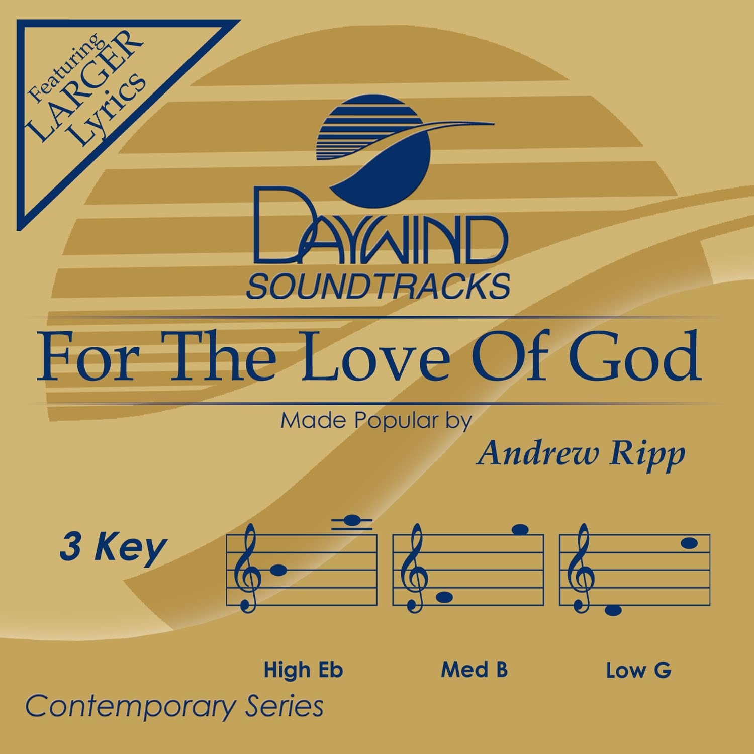 For The Love Of God Accompaniment/Performance Track
