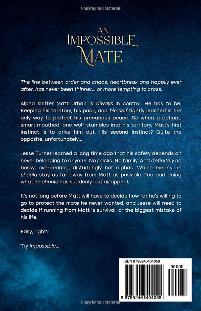 An Impossible Mate: MM Paranormal romance (Strength of the Pack 1)