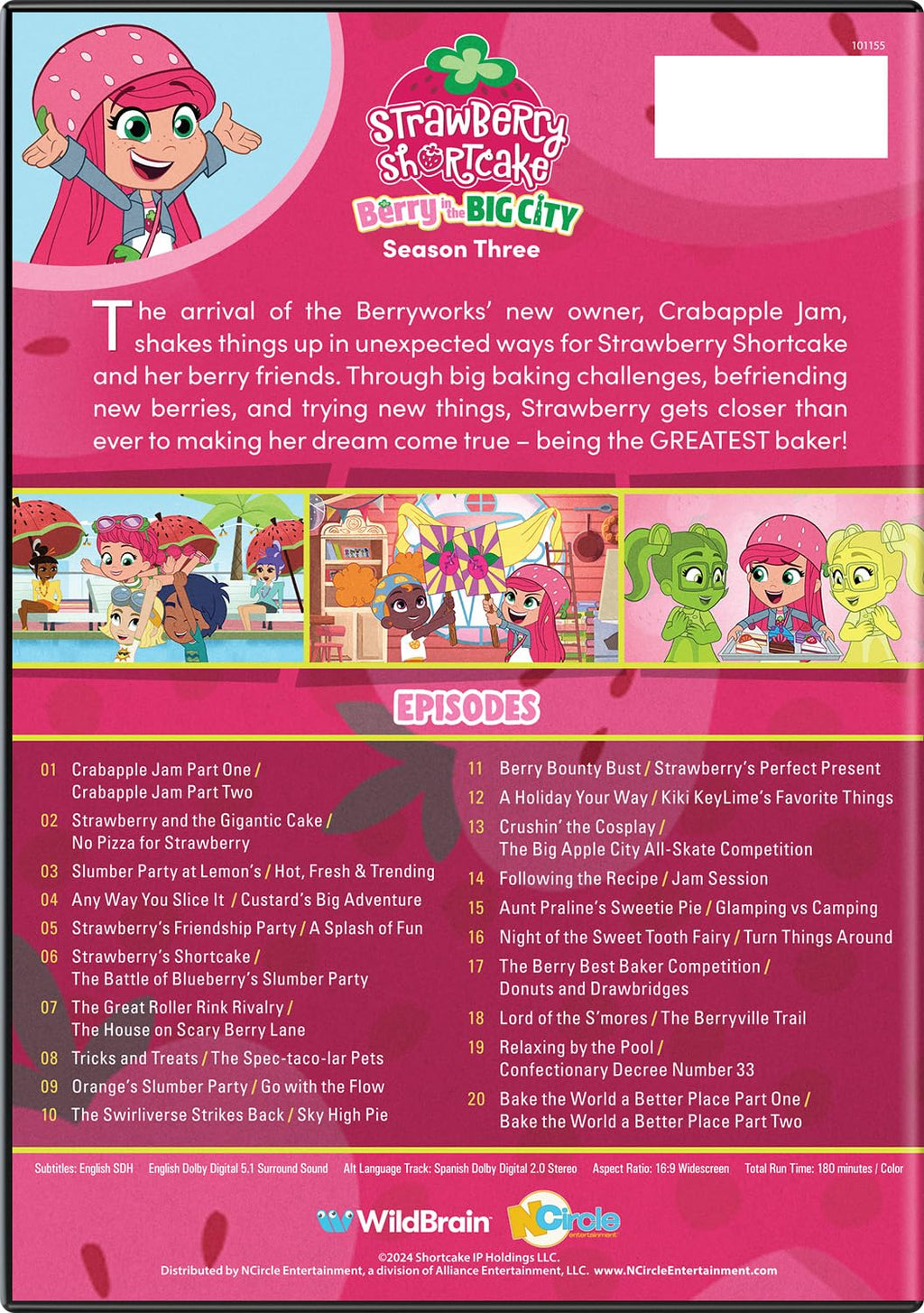 Strawberry Shortcake: Berry in the Big City - Season 3 [DVD]