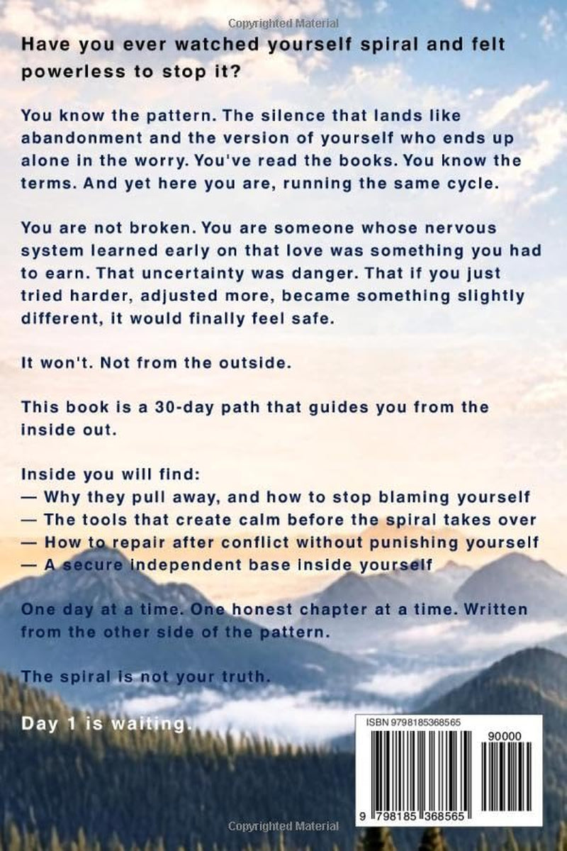 30-Day Roadmap to Anxious Attachment Freedom: A Guided Path to Calm Your Nervous System, Break the Anxious-Avoidant Cycle, and Feel Secure Again (Reality Reclaim Series)