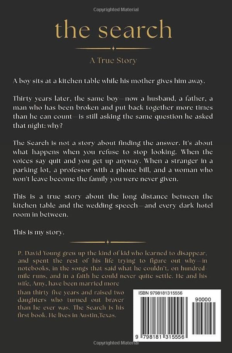 the search: anger, faith and the long road to peace