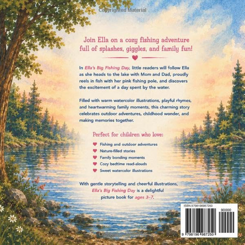 Ella's Big Fishing Day: A Heartwarming Family Fishing Adventure for Ages 3–7