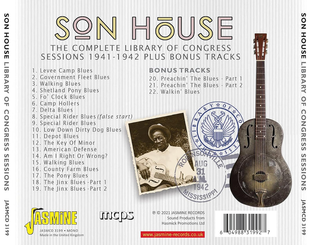 Complete Library Of Congress Sessions Plus Bonus Tracks 1941-1942