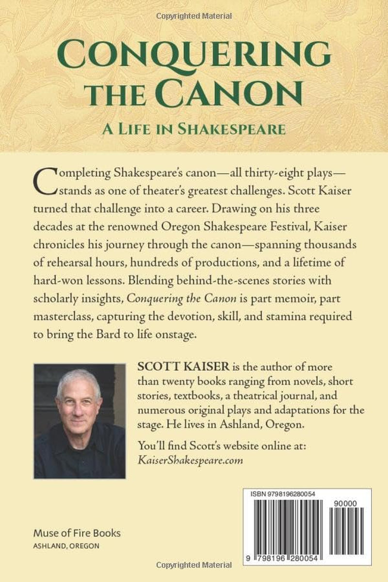 Conquering the Canon: A Life in Shakespeare