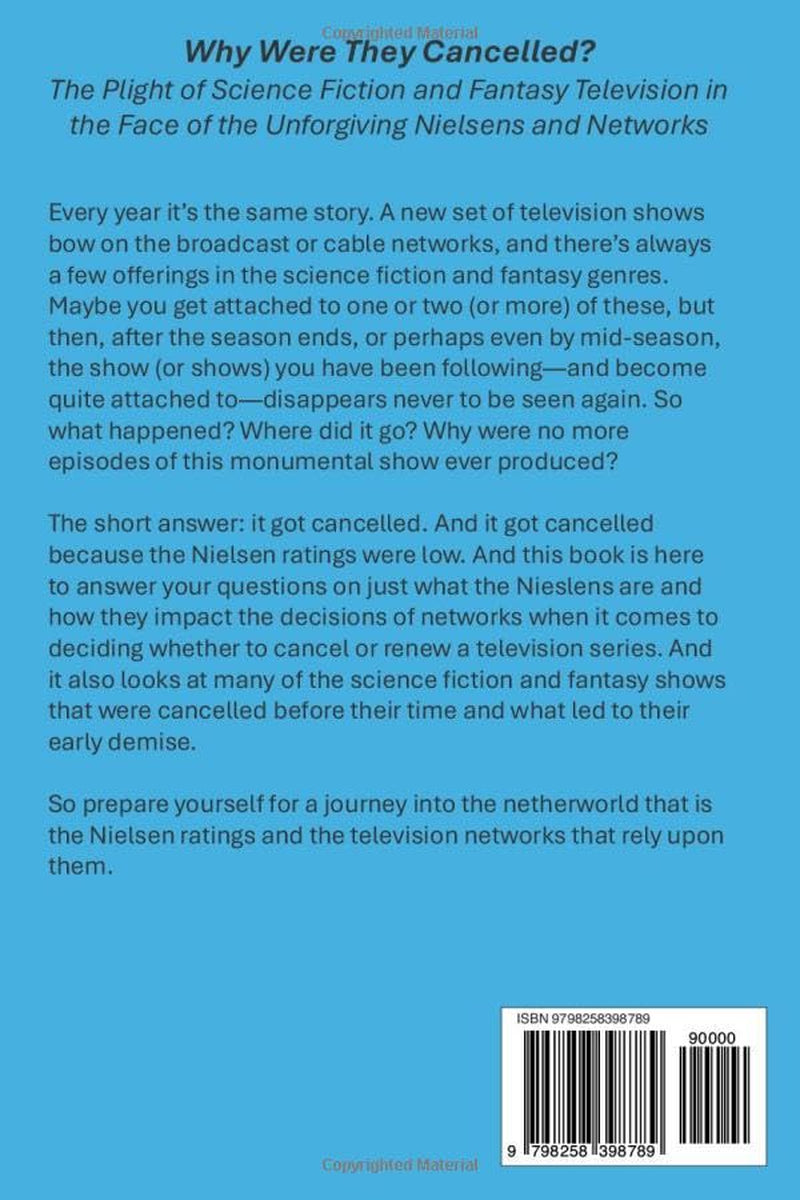 Why Were They Cancelled? The Plight of Sci Fi TV in the Face of the Unforgiving Nielsens and Networks