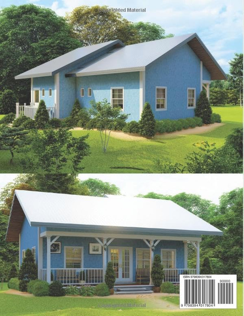 2 Bed room & 1 Bath room Full Construction House Plan | Cottage Modern House plans: Home Floor plans | Cabin Cottage plans | Building plan