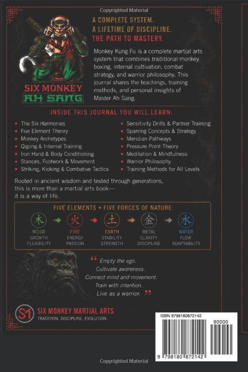 Monkey Kung Fu: Master Ah Sang's Journal: An Advanced Look Into Monkey Kung Fu Pressure Points
