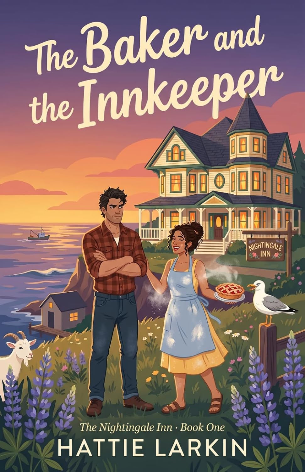 The Baker and the Innkeeper: A Closed-Door Small-Town Romance (The Nightingale Inn)