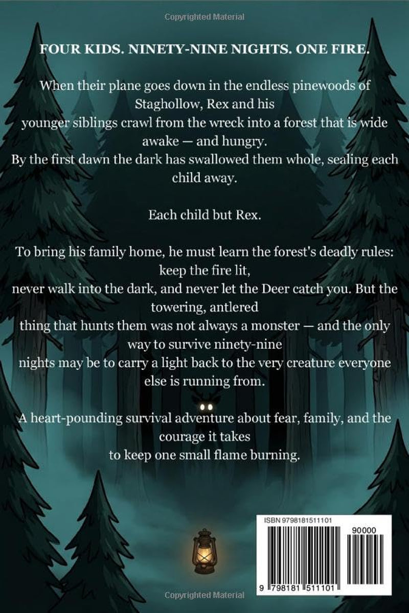 STAGHOLLOW - Ninety-Nine Nights: A Forest Survival Monster Adventure - Graphic Novel for Kids 8-12