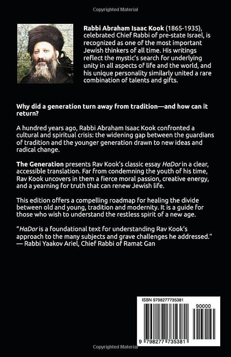 The Generation: An Annotated Translation of Rav Kook’s “HaDor”