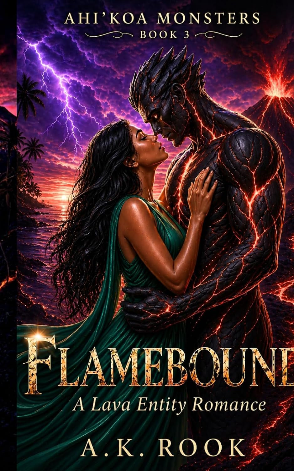 Flamebound: A Lava Entity Romance (Ahi'Koa Monsters)