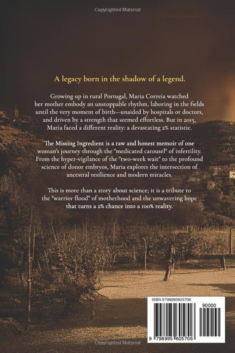 The Missing Ingredient: A Memoir of Motherhood, Donor Embryos, and the 2% Miracle