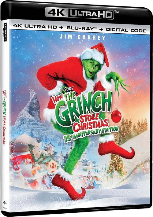 Dr. Seuss' How The Grinch Stole Christmas - 25th Anniversary Edition 4K Ultra HD + Blu-ray + Digital