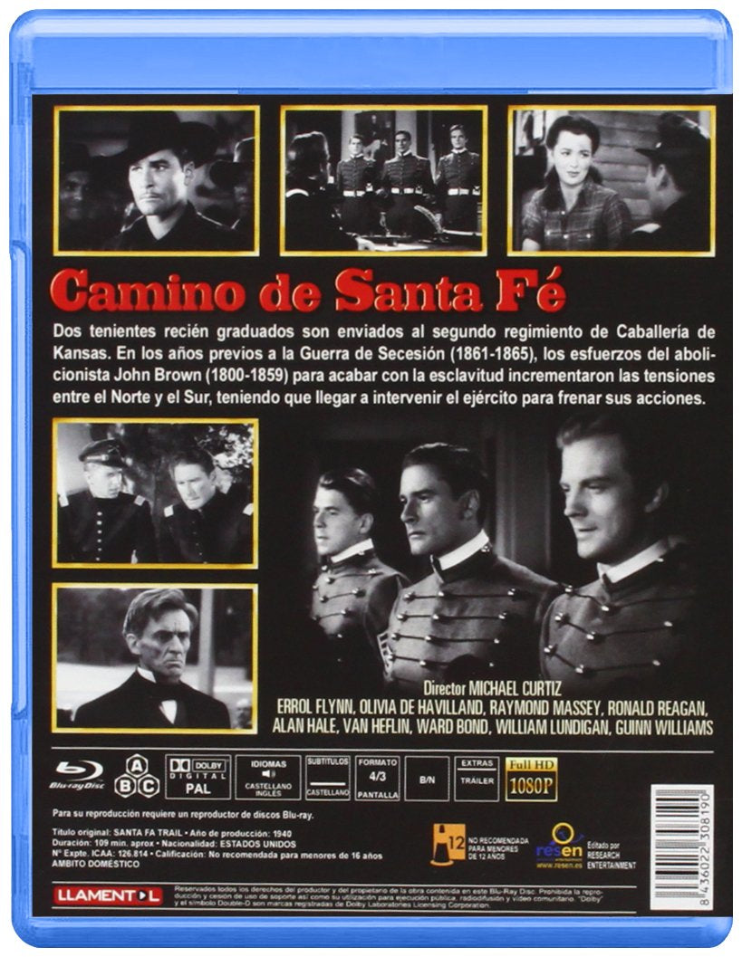 Santa Fe Trail (Blu Ray B)