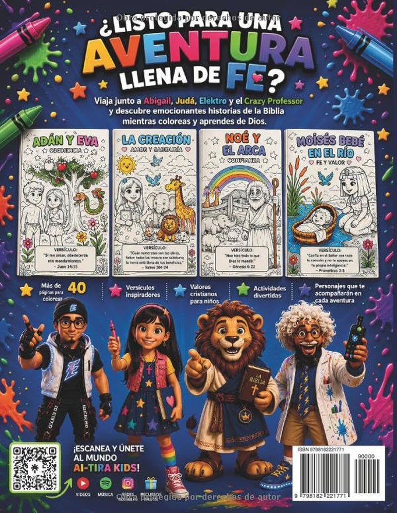 AL-TIRA KIDS: COLOREANDO CON FE (Spanish Edition)