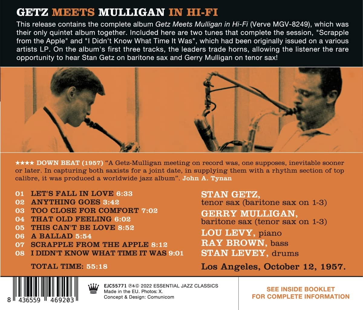 Getz Meets Mulligan: In Hi-Fi