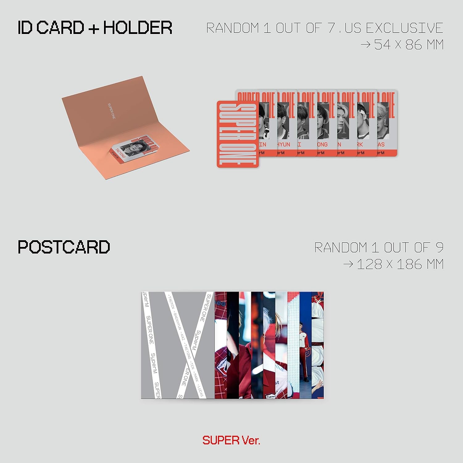 SuperM The 1st Album 'Super One' [Super Ver.]