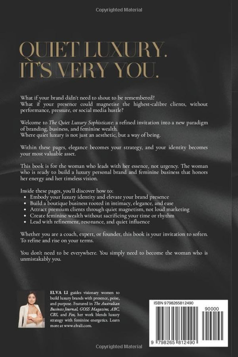 The Quiet Luxury Sophisticate: Where Quiet Luxury Meets Business Strategy and Feminine Energetics