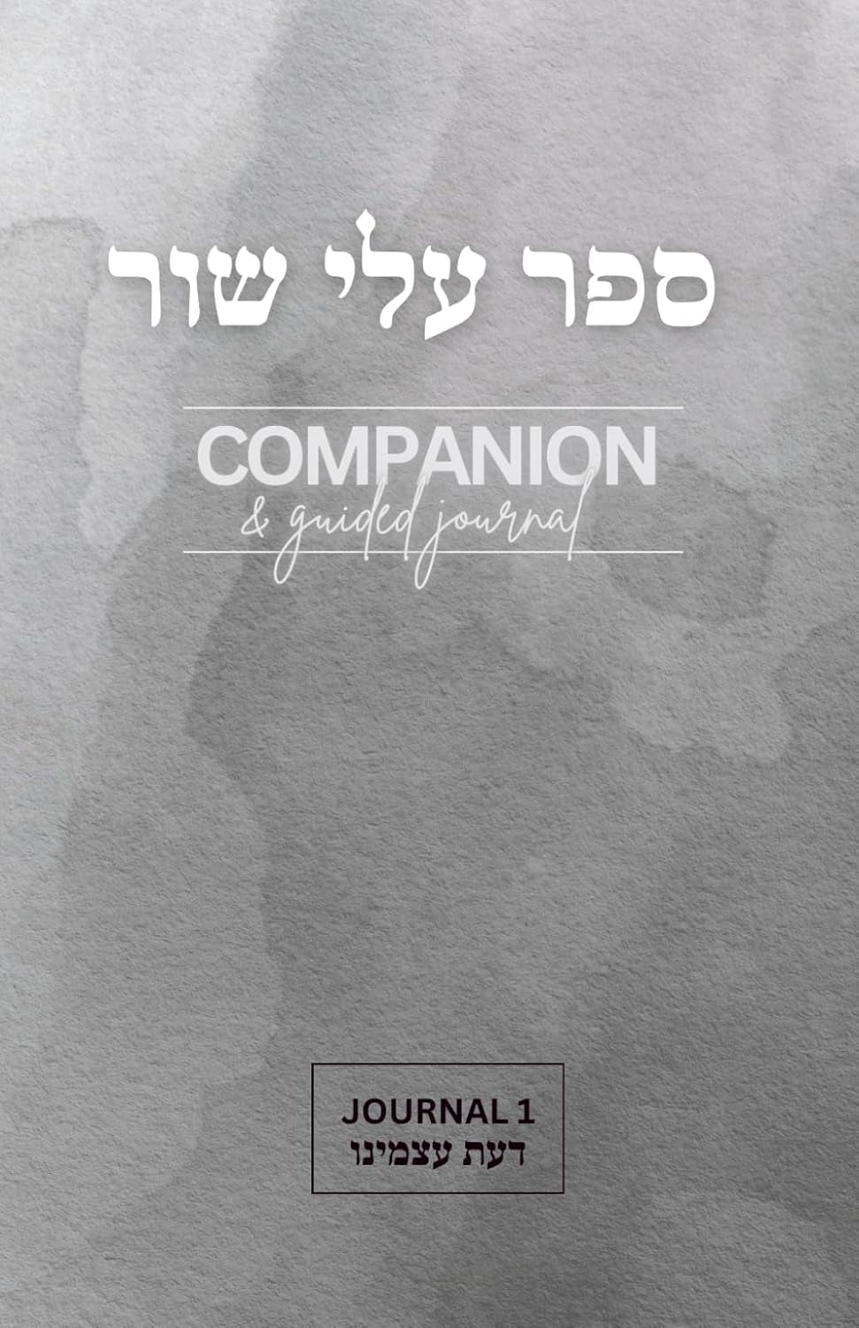 Alei Shur Companion and Guided Journal 1: Da'as Atzmeinu: עלי שור: דעת עצמינו