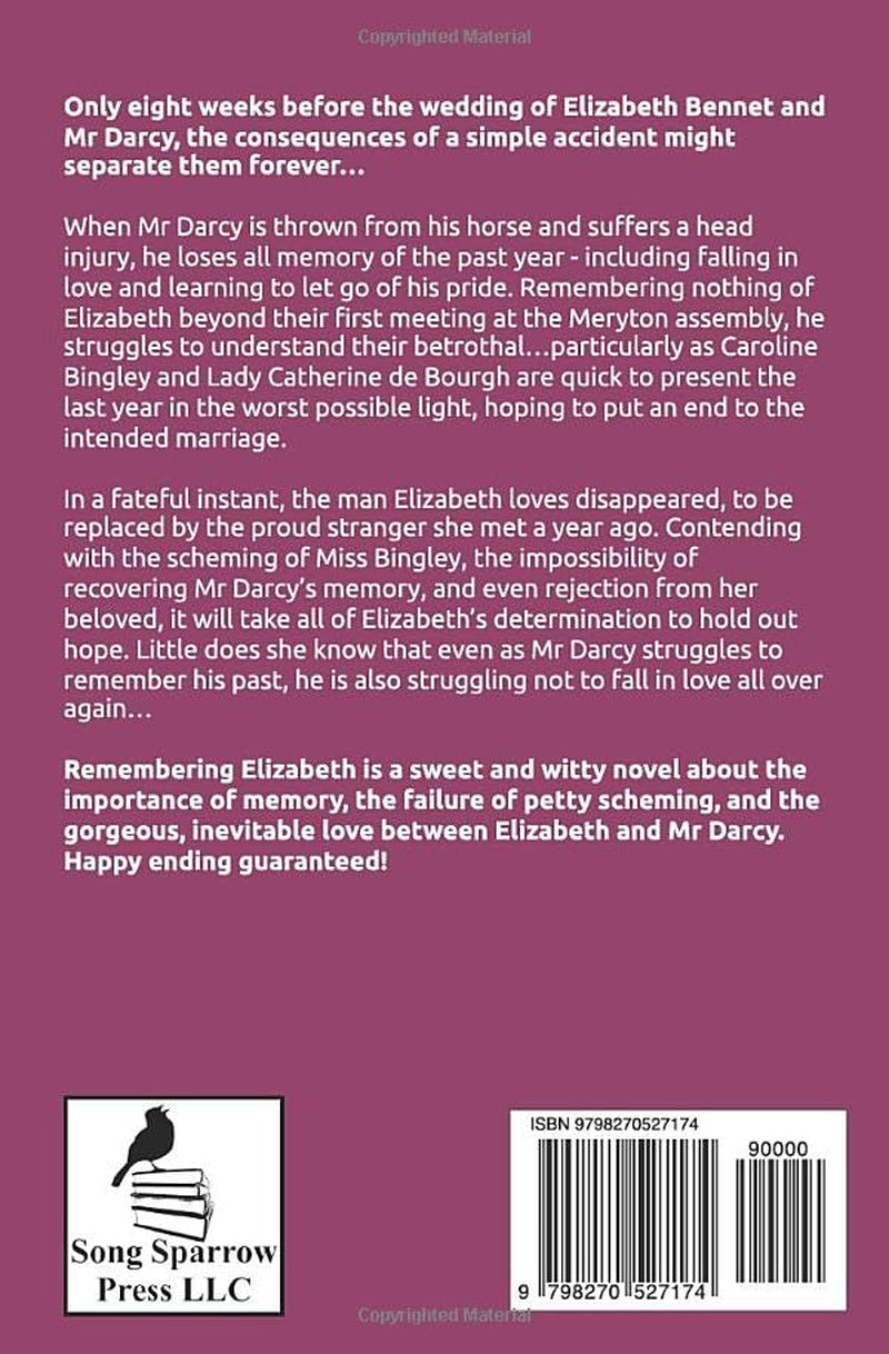 Remembering Elizabeth: A Pride and Prejudice Variation (Darcy and Elizabeth Variations)