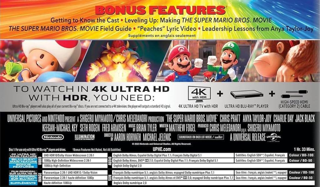 The Super Mario Bros. Movie - Power Up Edition 4K Ultra HD + Blu-ray [4K UHD]