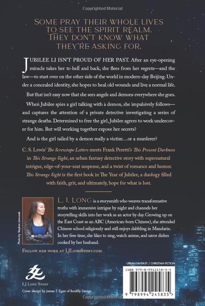 This Strange Sight: A Christian Urban Fantasy Detective Thriller of Spiritual Warfare and Redemption (The Year of Jubilee Book 1)