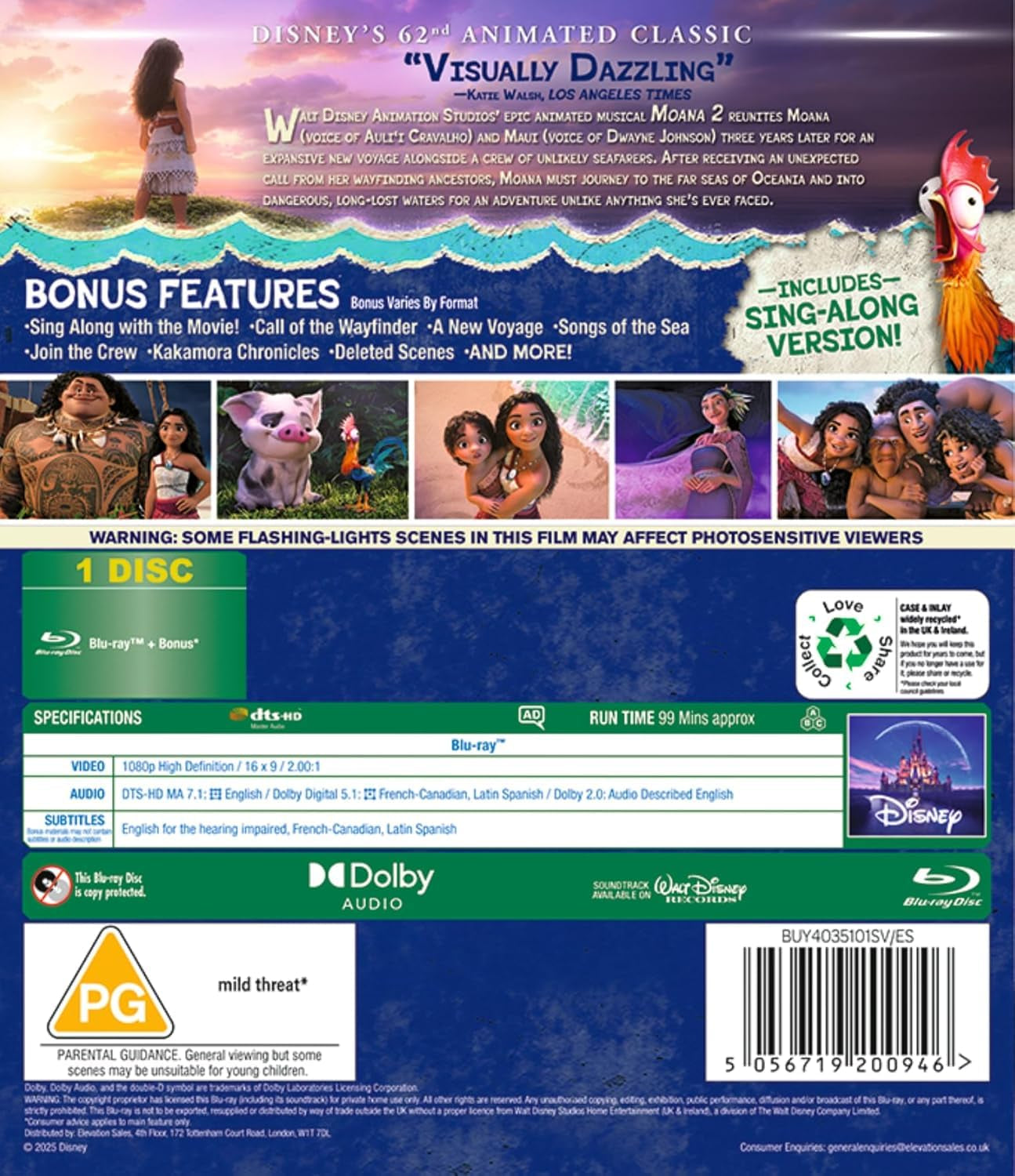 Moana 2 (2024) [Blu-ray]