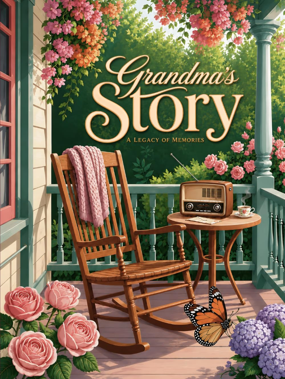 Grandma story journal - A Legacy of Memories: The grandma book to fill out that turns every page into the story of you, so you can tell me everything ... it just between us, a heartfelt grandma gift