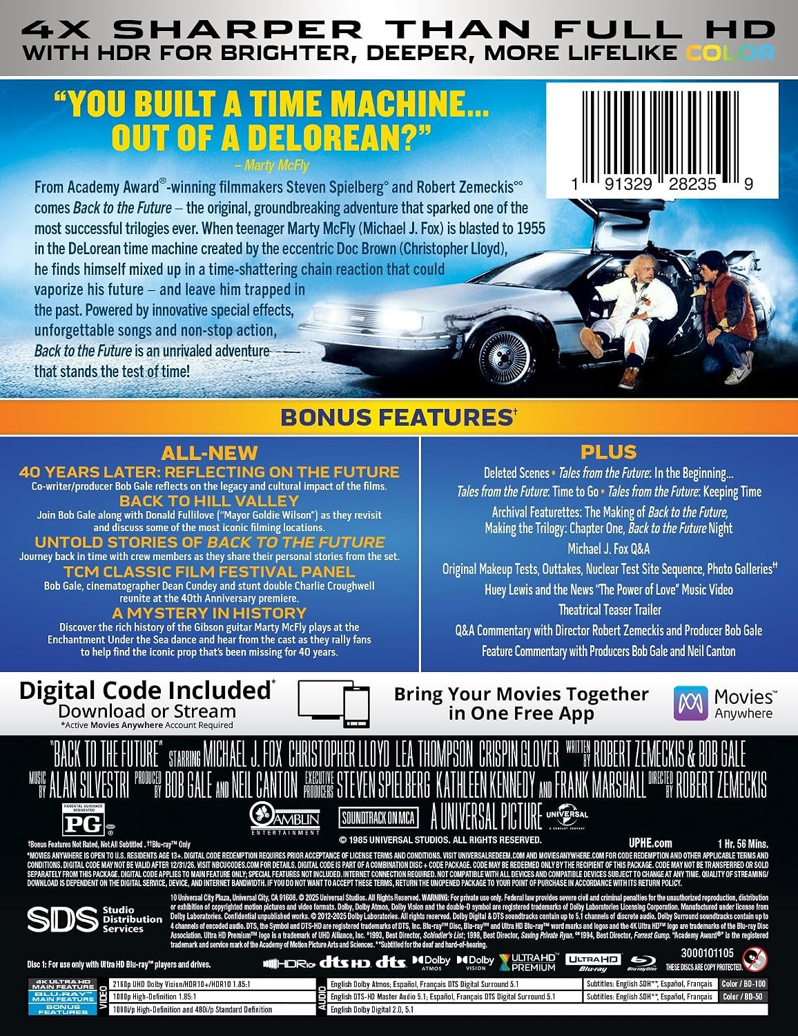 Back to the Future Trilogy - 40th Anniversary Edition 4K Ultra HD + Blu-ray + Digital